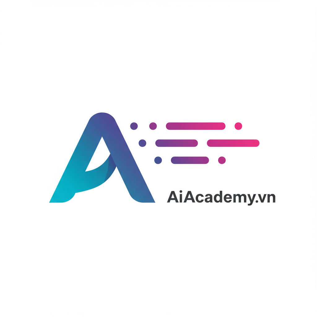Một chuyên gia của AI Academy Việt Nam đang trình bày về ứng dụng AI trong ngành bán lẻ.